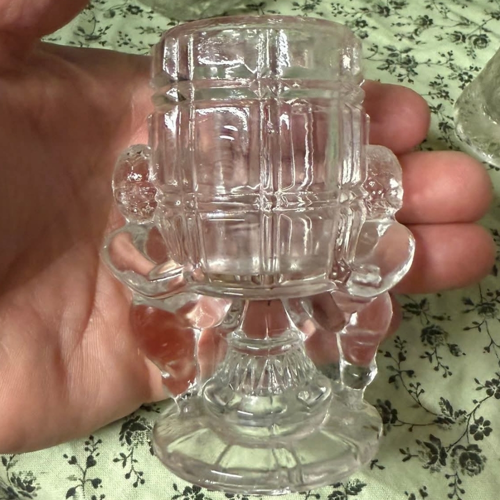 Glass Barrel Mug Toothpick Holder